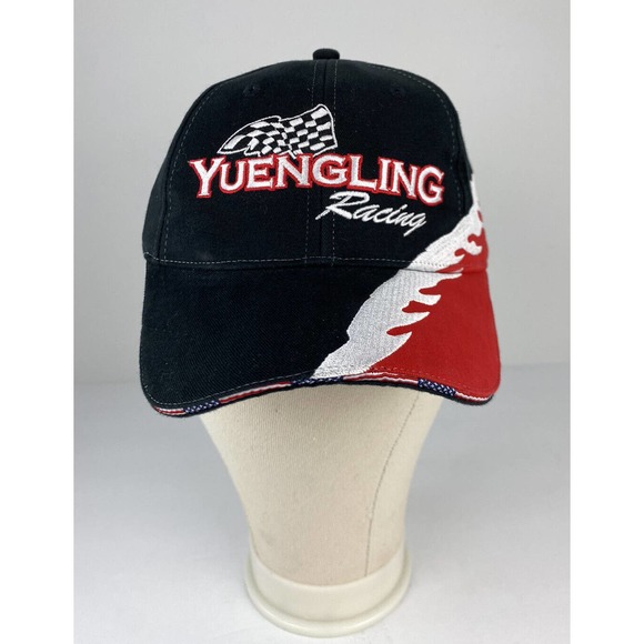 New Yuengling Racing‎ hat black red embroidered adjustable cap cotton - Picture 1 of 7